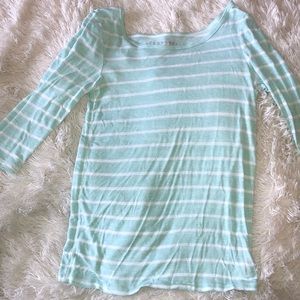 turquoise striped NEVER WORN shirt 💙💙
